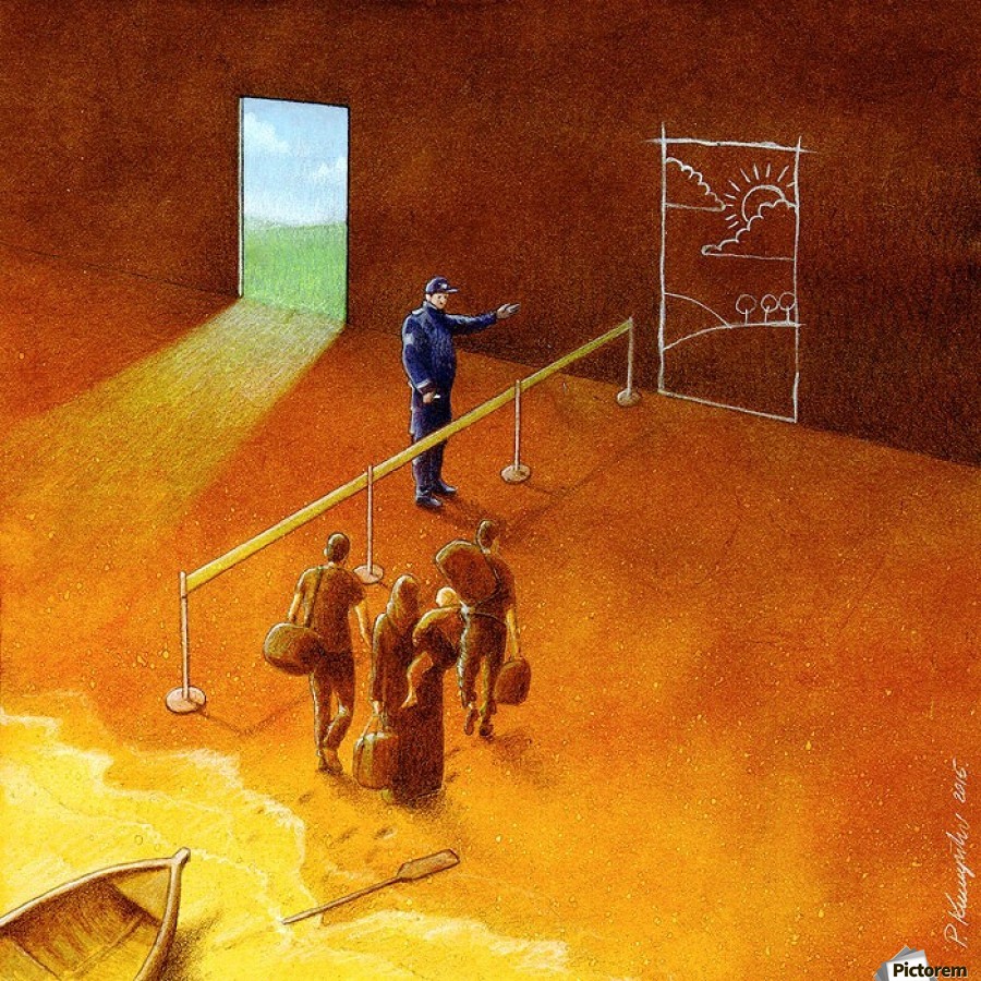 revistaprosaversoearte.com - O sarcasmo e a ironia amarga na crítica social do ilustrador e grafista polonês Pawel Kuczynski