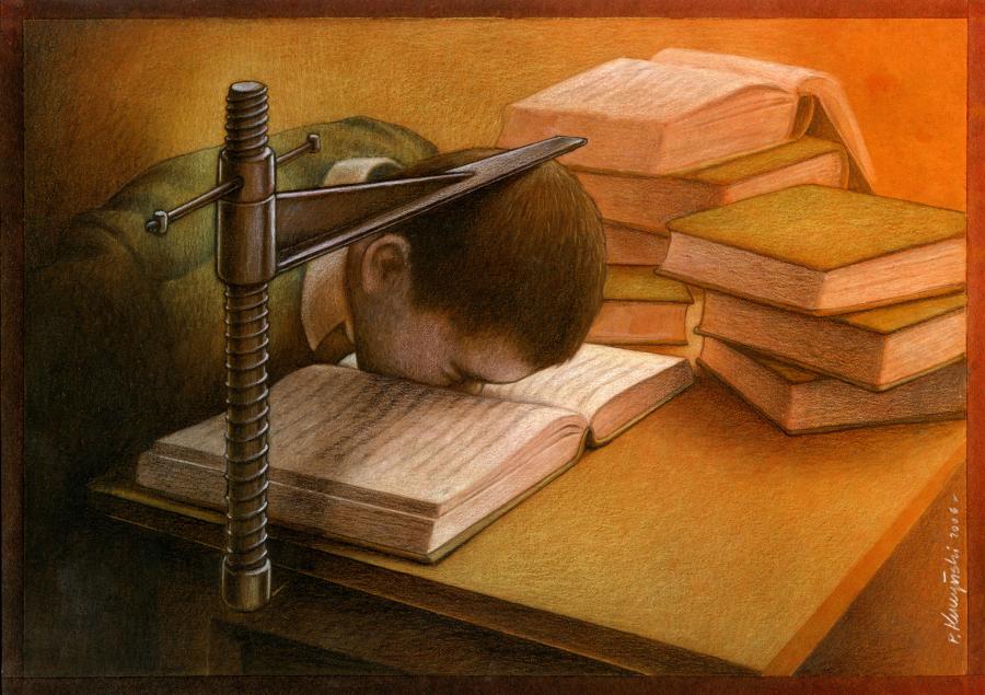 revistaprosaversoearte.com - O sarcasmo e a ironia amarga na crítica social do ilustrador e grafista polonês Pawel Kuczynski