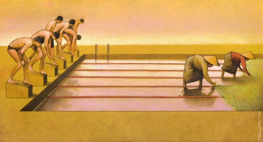 revistaprosaversoearte.com - O sarcasmo e a ironia amarga na crítica social do ilustrador e grafista polonês Pawel Kuczynski