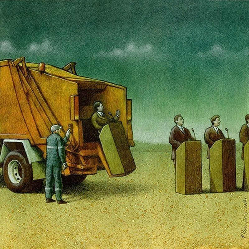 revistaprosaversoearte.com - O sarcasmo e a ironia amarga na crítica social do ilustrador e grafista polonês Pawel Kuczynski