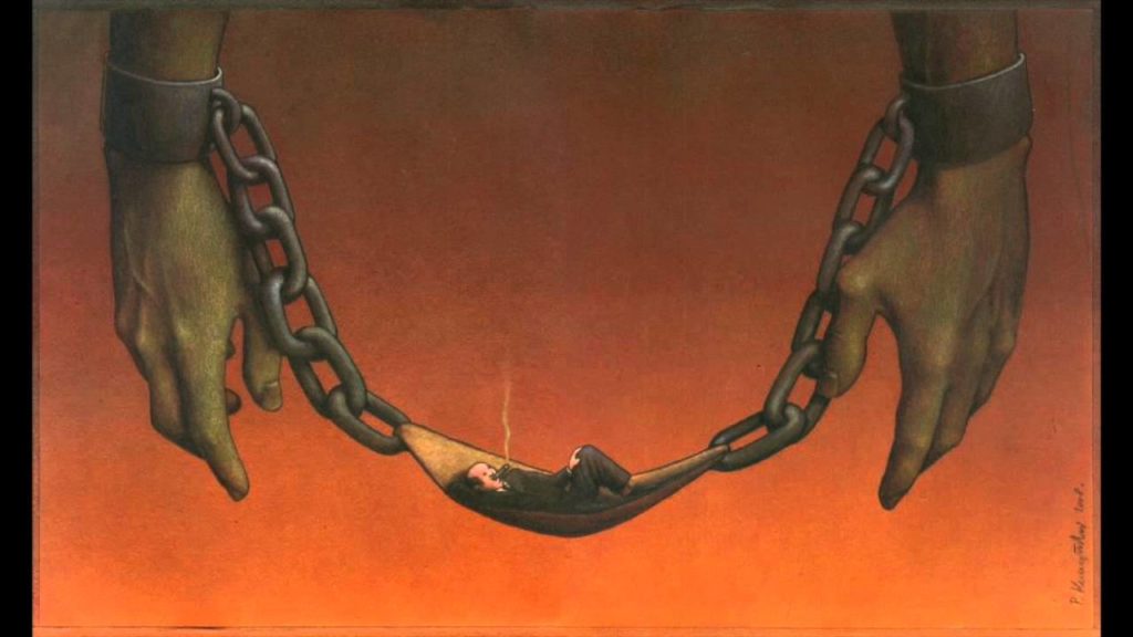 revistaprosaversoearte.com - O sarcasmo e a ironia amarga na crítica social do ilustrador e grafista polonês Pawel Kuczynski