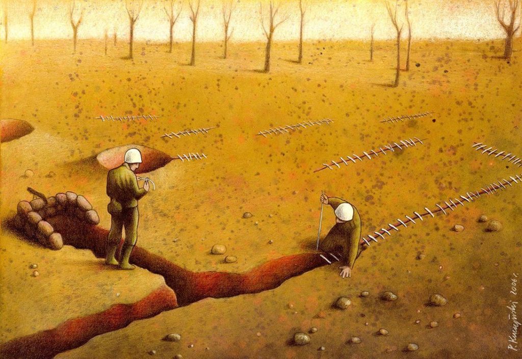 revistaprosaversoearte.com - O sarcasmo e a ironia amarga na crítica social do ilustrador e grafista polonês Pawel Kuczynski