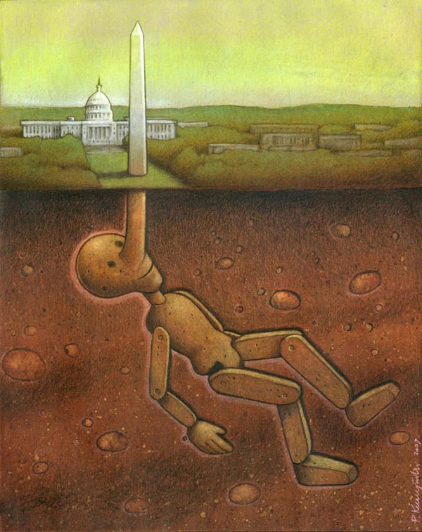 revistaprosaversoearte.com - O sarcasmo e a ironia amarga na crítica social do ilustrador e grafista polonês Pawel Kuczynski