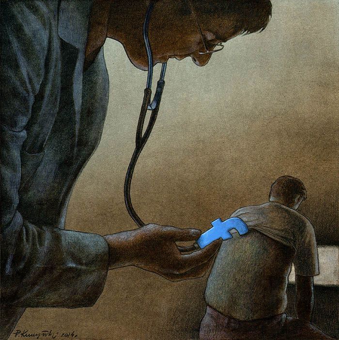 revistaprosaversoearte.com - O sarcasmo e a ironia amarga na crítica social do ilustrador e grafista polonês Pawel Kuczynski