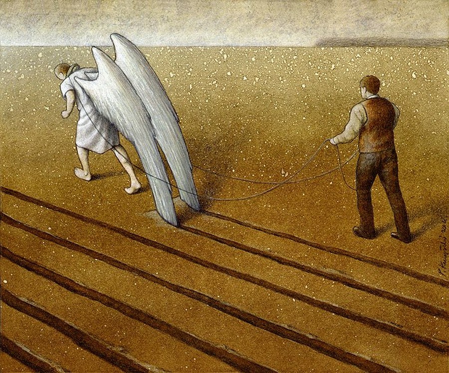 revistaprosaversoearte.com - O sarcasmo e a ironia amarga na crítica social do ilustrador e grafista polonês Pawel Kuczynski