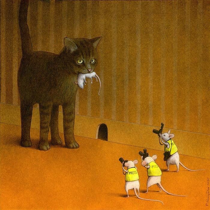 revistaprosaversoearte.com - O sarcasmo e a ironia amarga na crítica social do ilustrador e grafista polonês Pawel Kuczynski