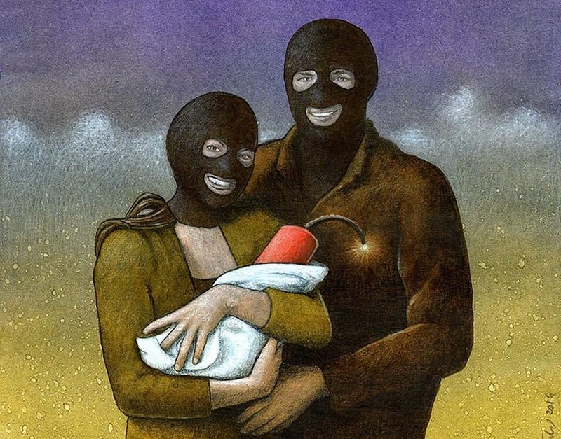 revistaprosaversoearte.com - O sarcasmo e a ironia amarga na crítica social do ilustrador e grafista polonês Pawel Kuczynski