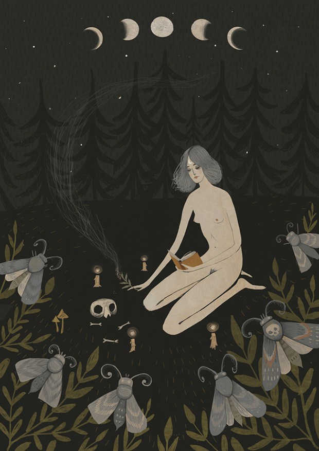 revistaprosaversoearte.com - O sombrio e o misticismo feminino na arte de Alexandra Dvornikova