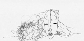 Escritores em traço do artista plástico Felipe Stefani