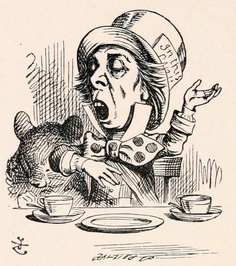 Alice no País das Maravilhas, de Lewis Carrol – ilustração Sir John Tenniel