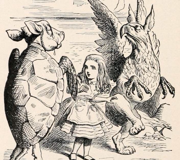 Alice no País das Maravilhas, de Lewis Carrol – ilustração Sir John Tenniel