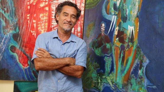 Chico Diaz estreia nas artes plásticas, com a exposição “Real imaginário – Risco! Traços e gestos”