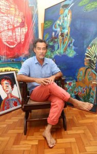 revistaprosaversoearte.com - Chico Diaz estreia nas artes plásticas, com a exposição “Real imaginário – Risco! Traços e gestos”