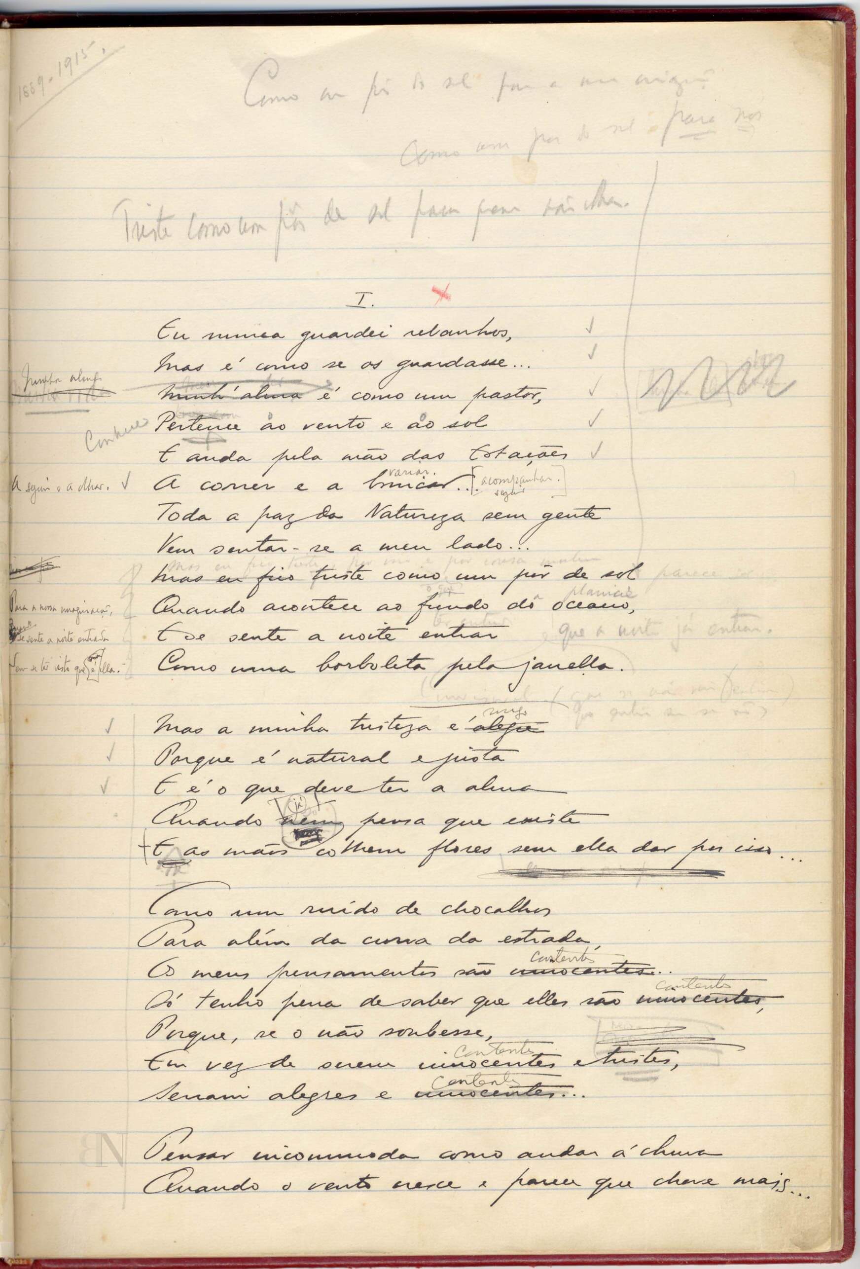 revistaprosaversoearte.com - Uma joia rara, o manuscrito de 'O Guardador de Rebanhos', autógrafo assinado por Alberto Caeiro (Fernando Pessoa)