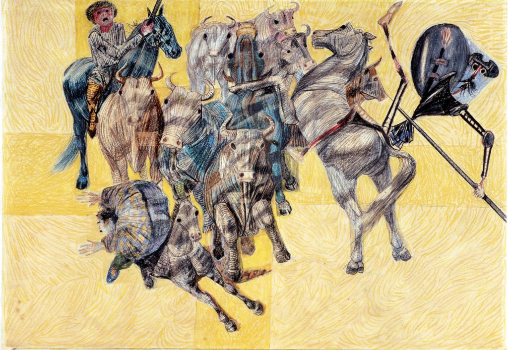 revistaprosaversoearte.com - Traços e versos de Portinari e Drummond sobre a obra "Dom Quixote" de Cervantes