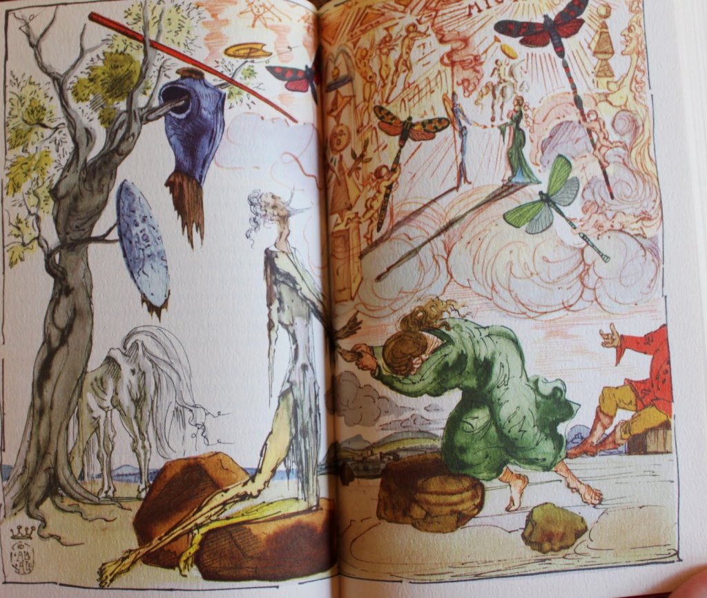 revistaprosaversoearte.com - RARAS: As primeiras ilustrações de Salvador Dalí para 'Dom Quixote de la Mancha' de Miguel Cervantes
