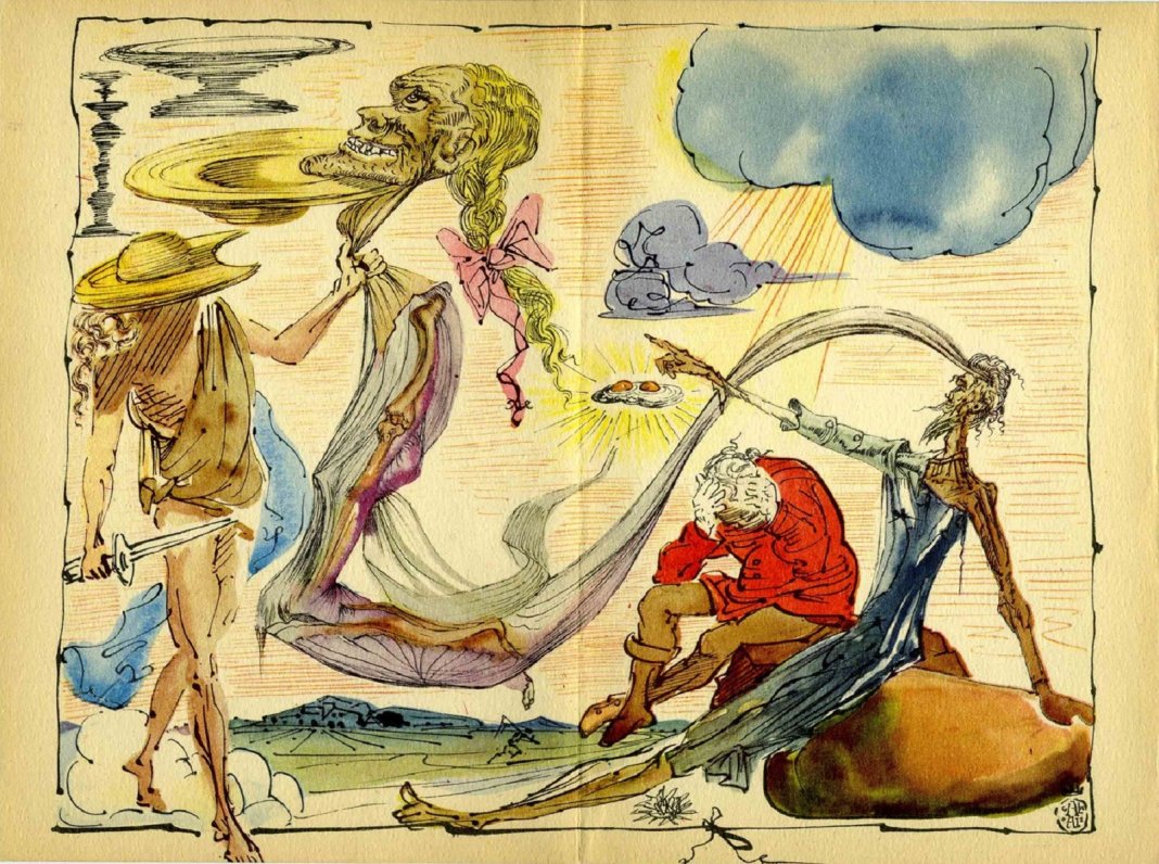 RARAS: As primeiras ilustrações de Salvador Dalí para ‘Dom Quixote de la Mancha’ de Miguel Cervantes