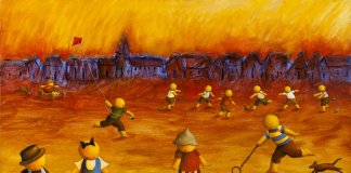 A criança é eterna nas pinturas de Ricardo Ferrari