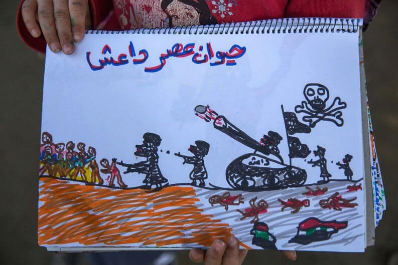 revistaprosaversoearte.com - Menina síria de 8 anos comove o mundo com seus desenhos sobre o drama dos refugiados