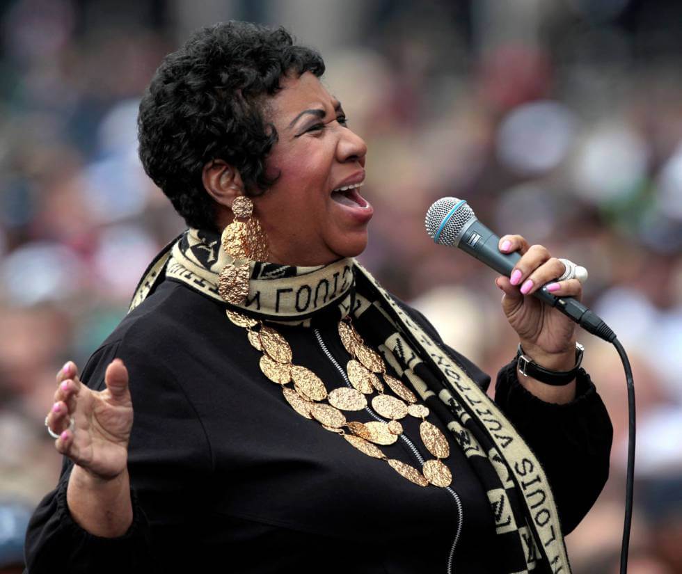 Morre Aretha Franklin, lenda da soul music, aos 76 anos