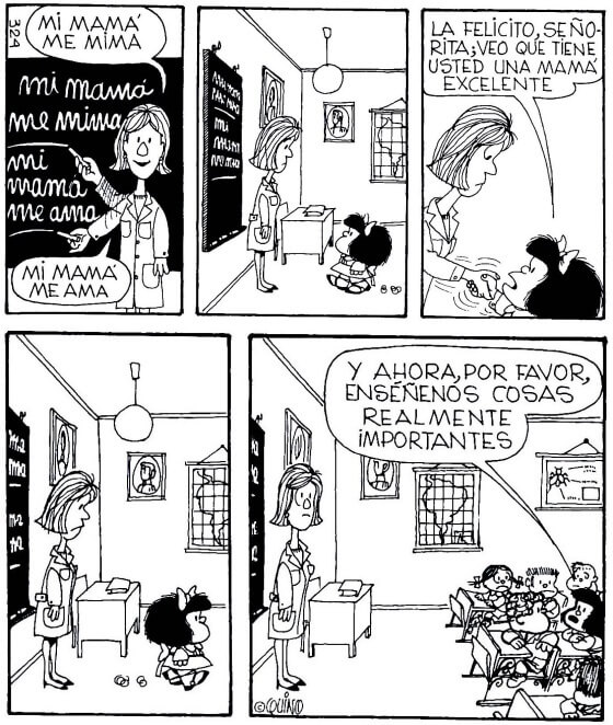 revistaprosaversoearte.com - Mafalda, 50 anos de feminismo em tirinhas