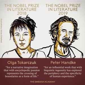revistaprosaversoearte.com - Olga Tokarczuk e Peter Handke ganham prêmio Nobel de Literatura 2018 e 2019