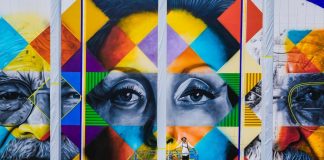 Eduardo Kobra retrata Paulo Freire, Clarice Lispector e Darcy Ribeiro em mural “Olhares da Educação”