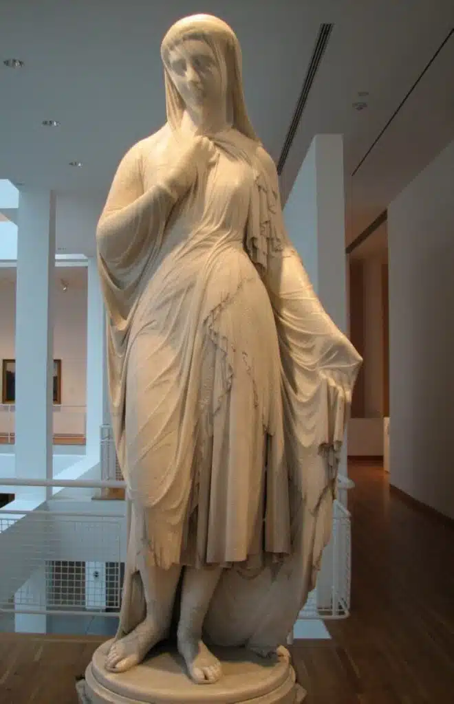 Extraordinário: você acredita que até o véu desta escultura é de mármore? revistaprosaversoearte.com - Extraordinário: você acredita que até o véu desta escultura é de mármore?