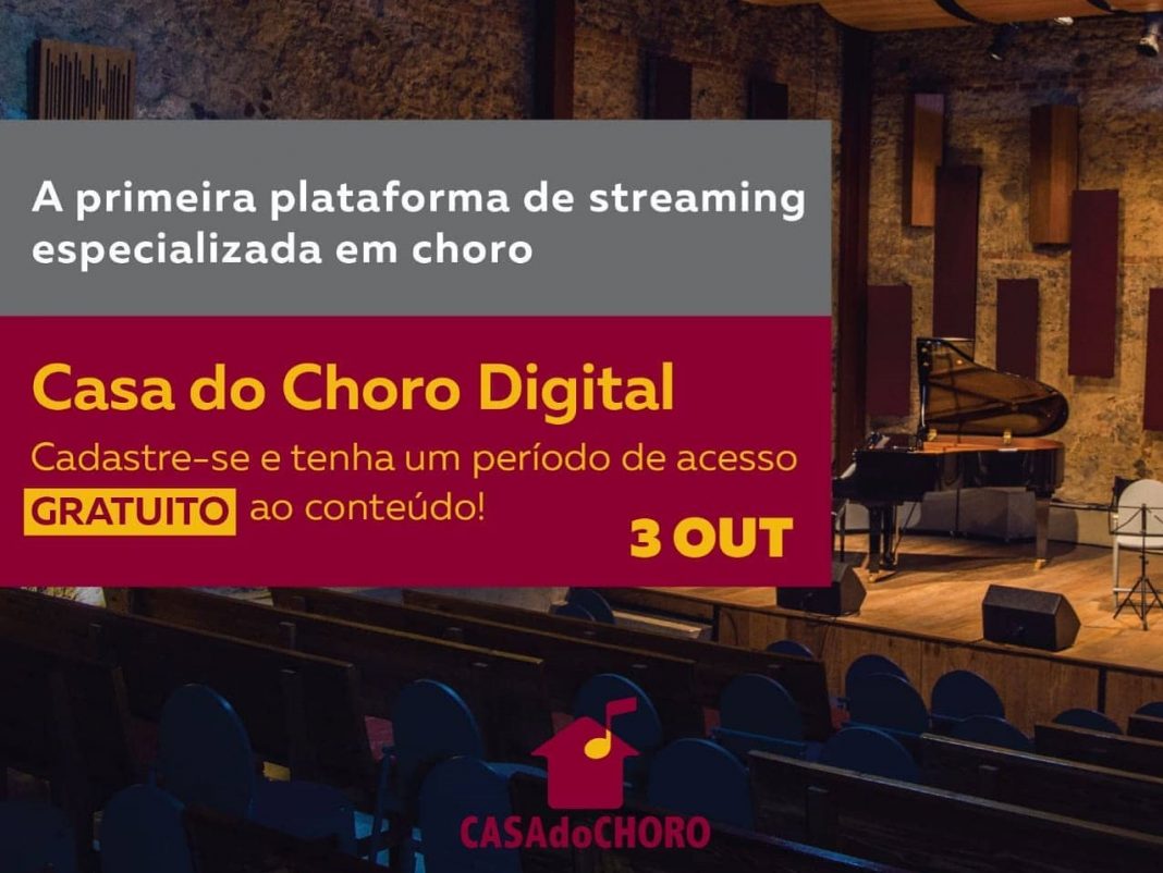 Casa do Choro lança plataforma de streaming exclusiva e celebra 20 anos da Escola Portátil de Música