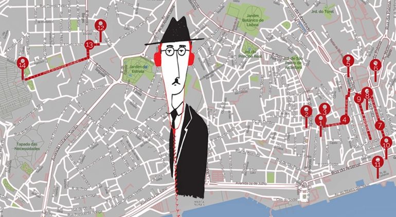 Um passeio virtual e sonoro na Lisboa de Fernando Pessoa