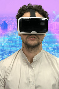 revistaprosaversoearte.com - Luccas Papp e Tha&iacute;s Falc&atilde;o protagonizam  pe&ccedil;a que se inspira na realidade virtual