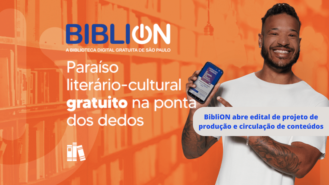 BibliON abre edital de projeto de produção e circulação de conteúdos locais e edital de uso temporário do estúdio de podcast