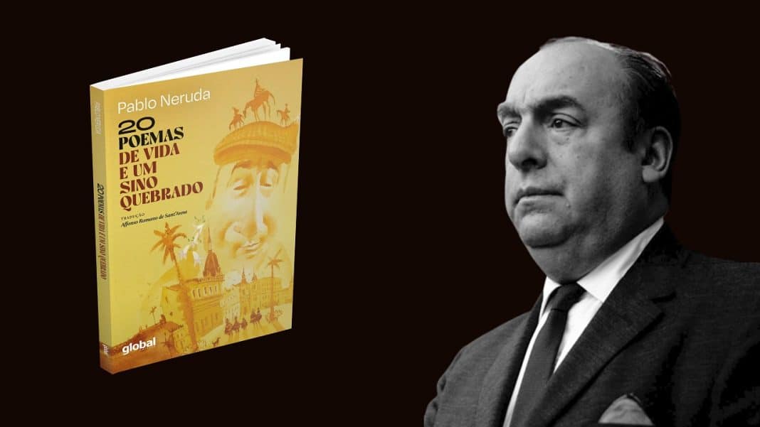 Lançamento: “20 Poemas de vida e um sino quebrado” de Pablo Neruda, tradução Affonso Romano de Sant’Anna