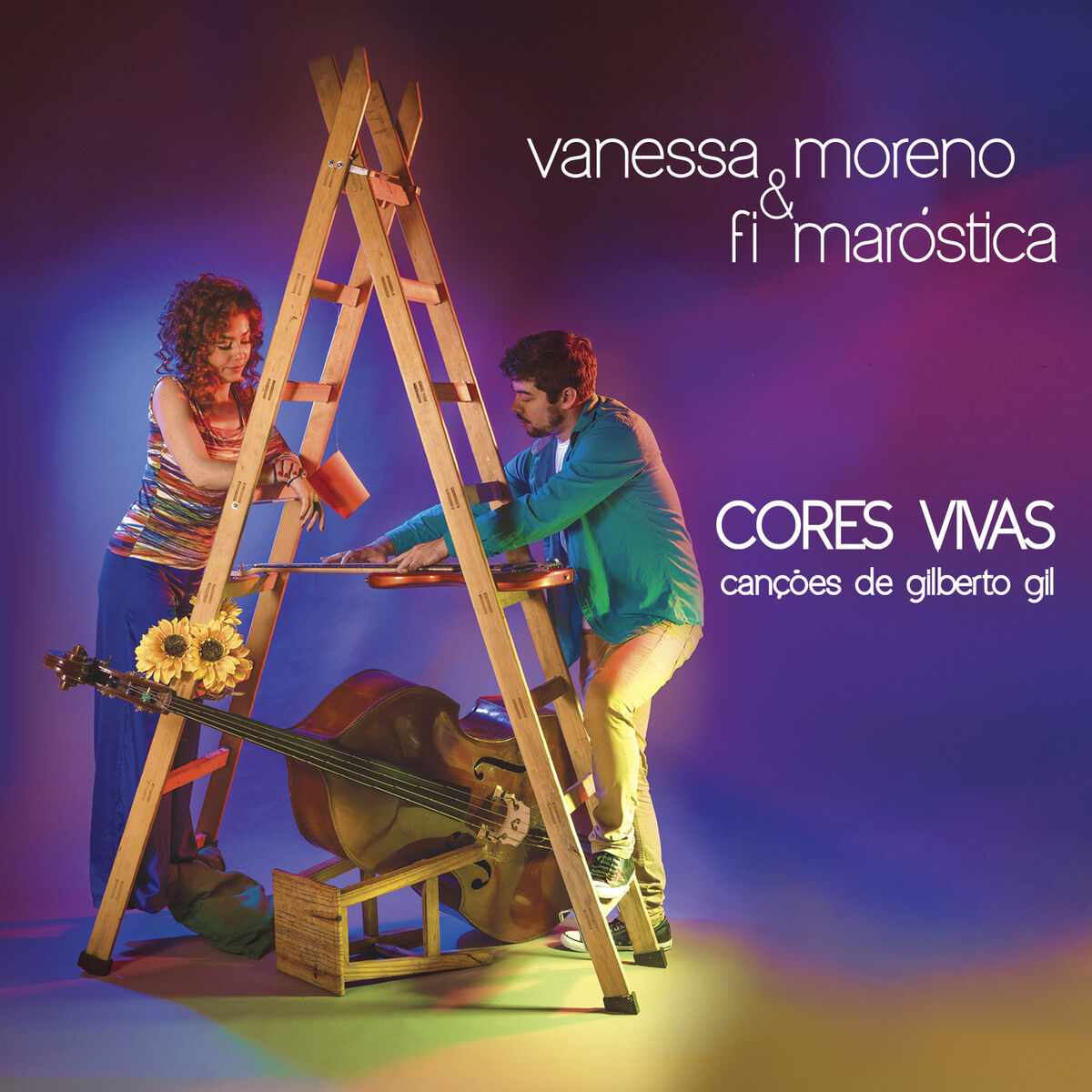 revistaprosaversoearte.com - Álbum 'Cores Vivas - canções de Gilberto Gil' | Vanessa Moreno & Fi Maróstica