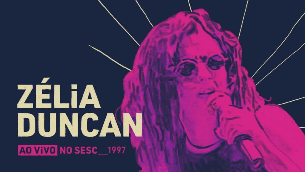 Gravação inédita de Zélia Duncan ganha disco do projeto Relicário, pelo Selo Sesc