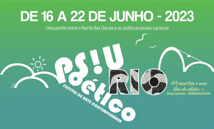 Psiu Rio Poético animará os cariocas de 16 a 22 de junho