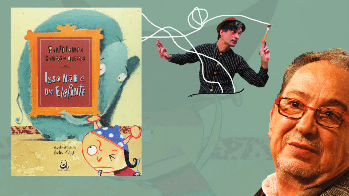 ‘Isso não é um elefante’, livro de Bartolomeu Campos de Queirós, ilustrações Ivan Zigg