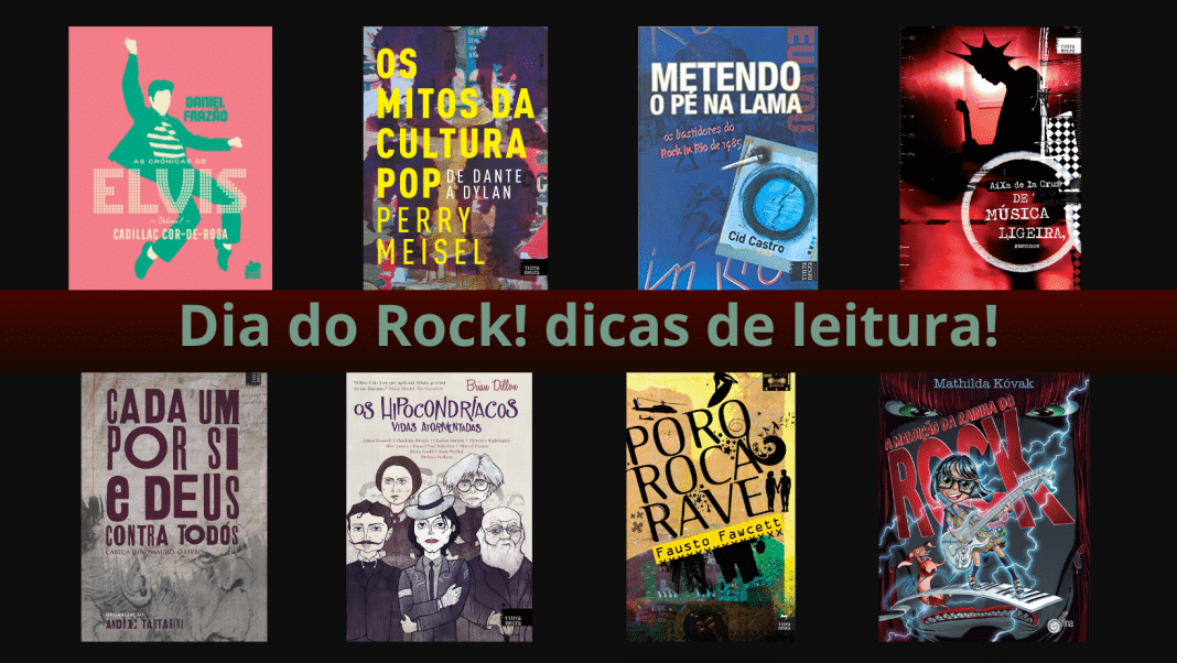 Dia Mundial do Rock: indicamos 8 livros para celebrar o ritmo e seus ícones