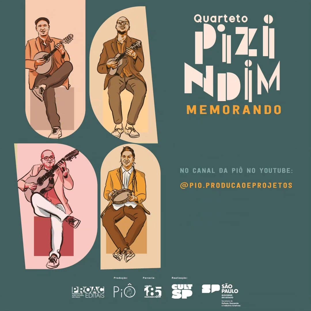 revistaprosaversoearte.com - Quarteto Pizindim lança show completo “Memorando” em vídeo no YouTube