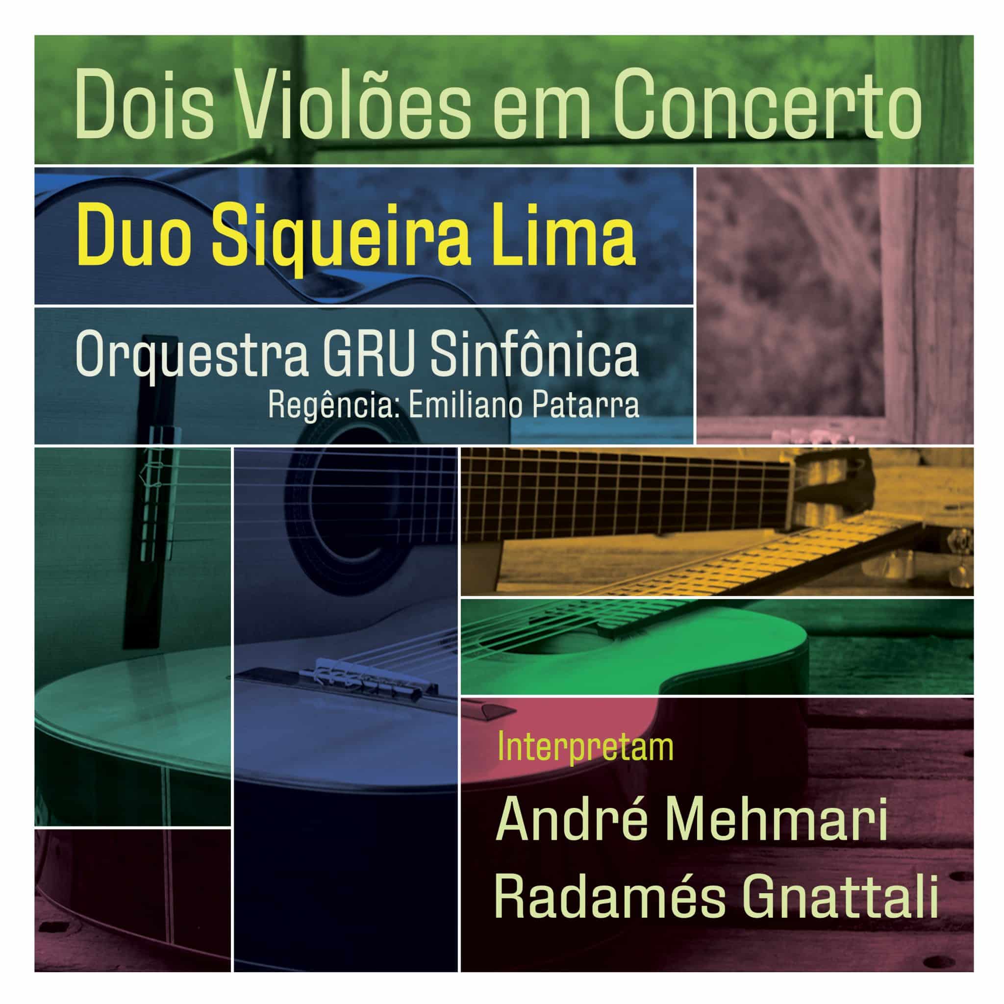 revistaprosaversoearte.com - Duo Siqueira Lima e Orquestra GRU Sinfônica lançam álbum 'Dois Violões em Concerto'