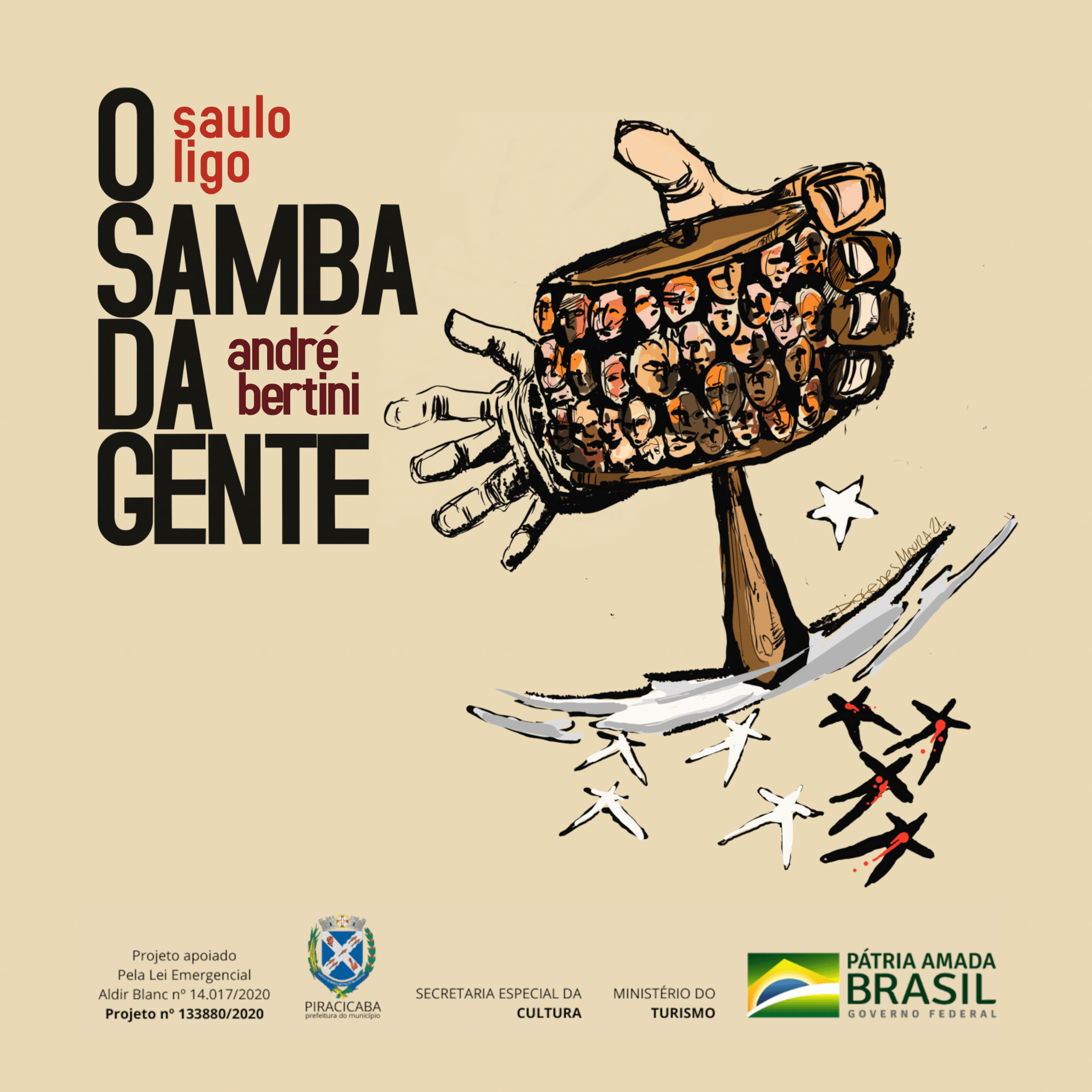revistaprosaversoearte.com - 'O Samba da Gente', &aacute;lbum de Saulo Ligo e Andr&eacute; Bertini