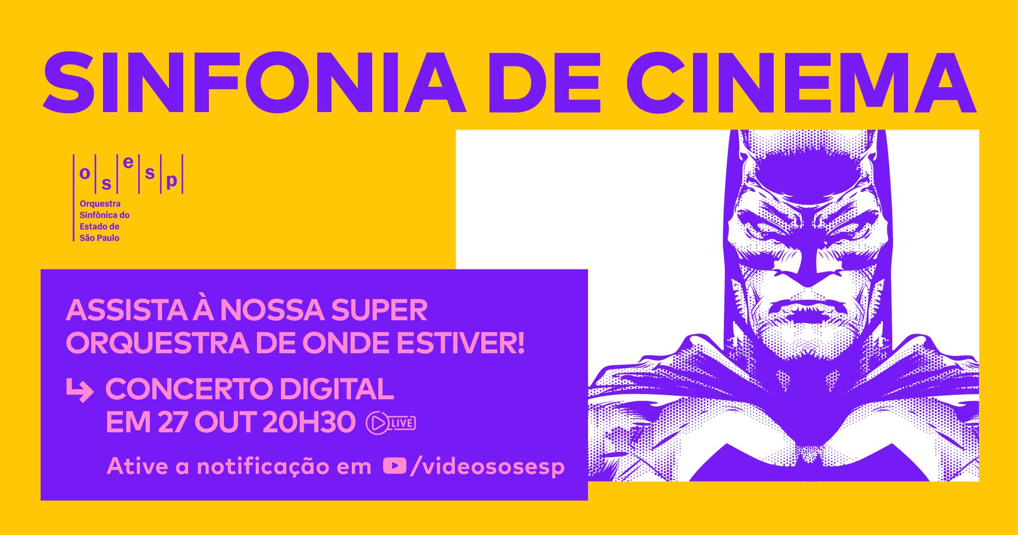 revistaprosaversoearte.com - Sinfonia de Cinema da Osesp terá transmissão ao vivo gratuita