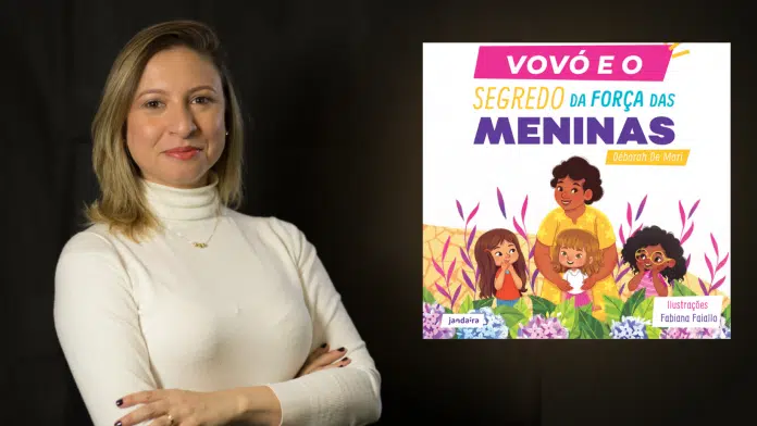 Livro infantil ‘Vovó e o Segredo da Força das Meninas’, chega às livrarias