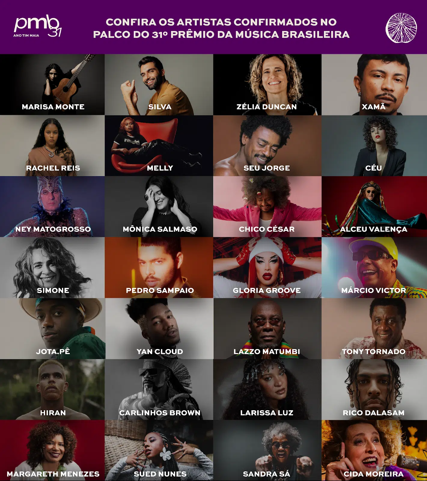 Prêmio da Música Brasileira anuncia as atrações de sua 31ª edição revistaprosaversoearte.com - Prêmio da Música Brasileira anuncia as atrações de sua 31ª edição