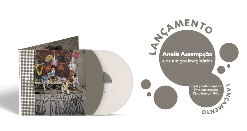 revistaprosaversoearte.com - 'Anelis Assump&ccedil;&atilde;o & Os Amigos Imagin&aacute;rios' ganha edi&ccedil;&atilde;o especial em vinil