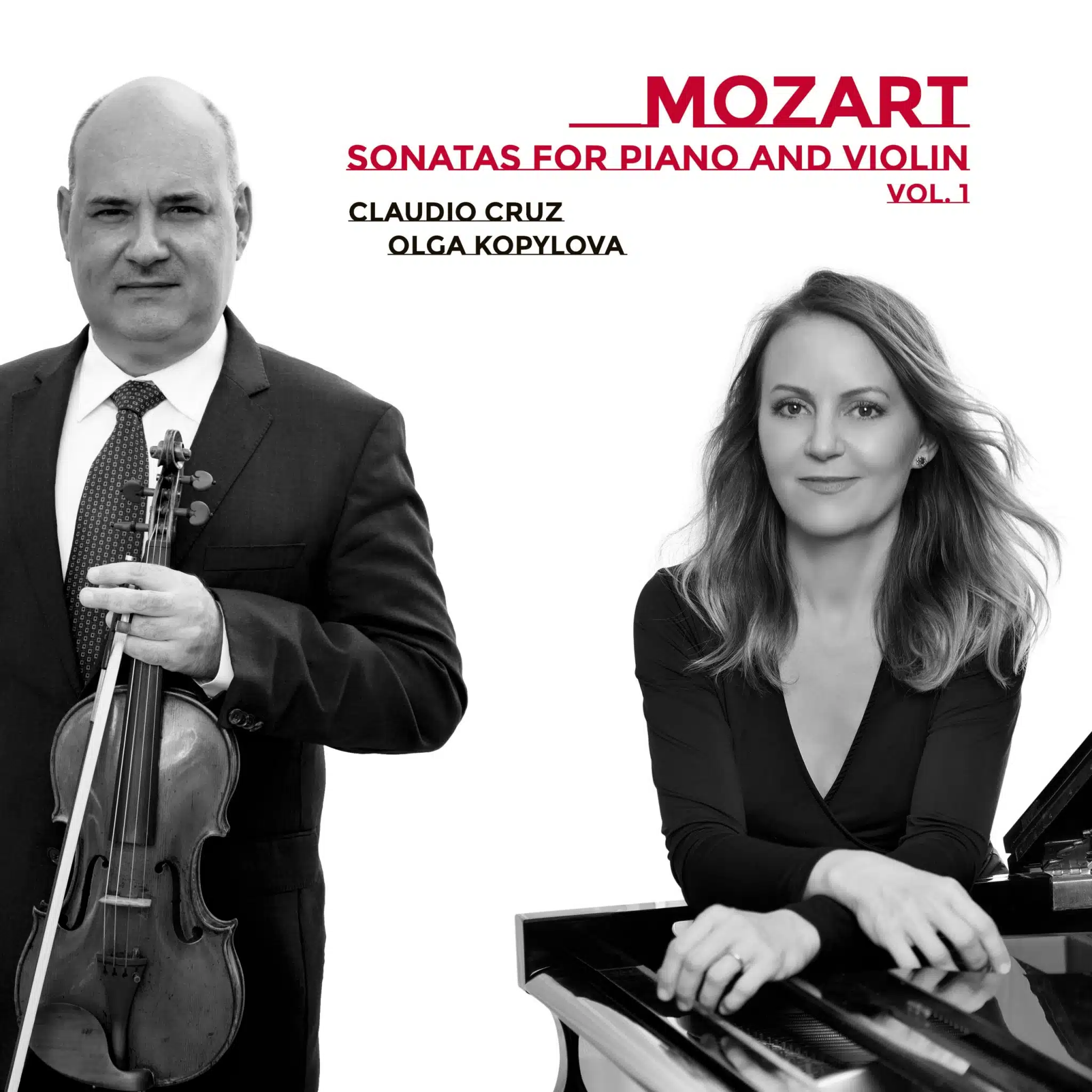 Álbum 'Mozart: Sonatas for Piano and Violin, Vol. 1' | Claudio Cruz e Olga Kopylova revistaprosaversoearte.com - Álbum 'Mozart: Sonatas for Piano and Violin, Vol. 1' | Claudio Cruz e Olga Kopylova
