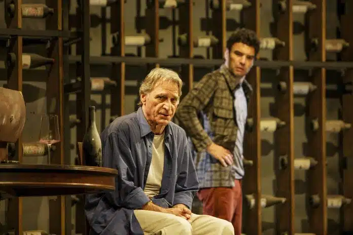 Herson Capri e Caio Blat voltam em cartaz com o sucesso ‘Memórias do Vinho’, no Teatro Renaissance