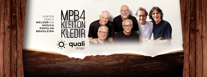 Qualistage recebe MPB4 e Kleiton & Kledir +  Lô Borges e Beto Guedes com ‘Esquina e canções’