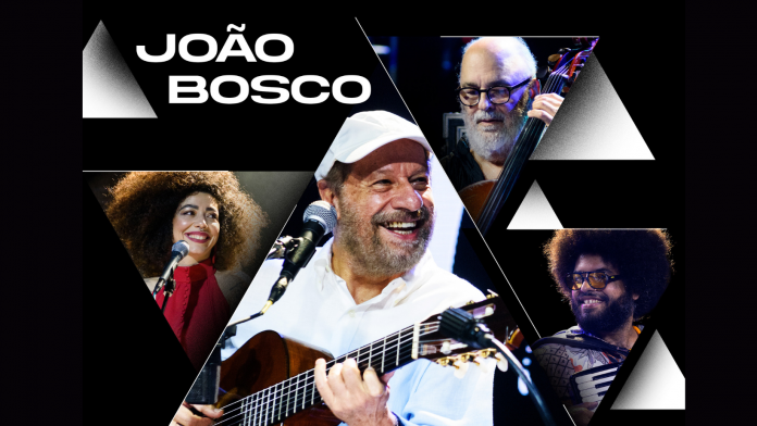 ‘João Bosco: “Corsário” and guests Jaques Morelenbaum, Mestrinho e Vanessa Moreno’, álbum gravado ao vivo