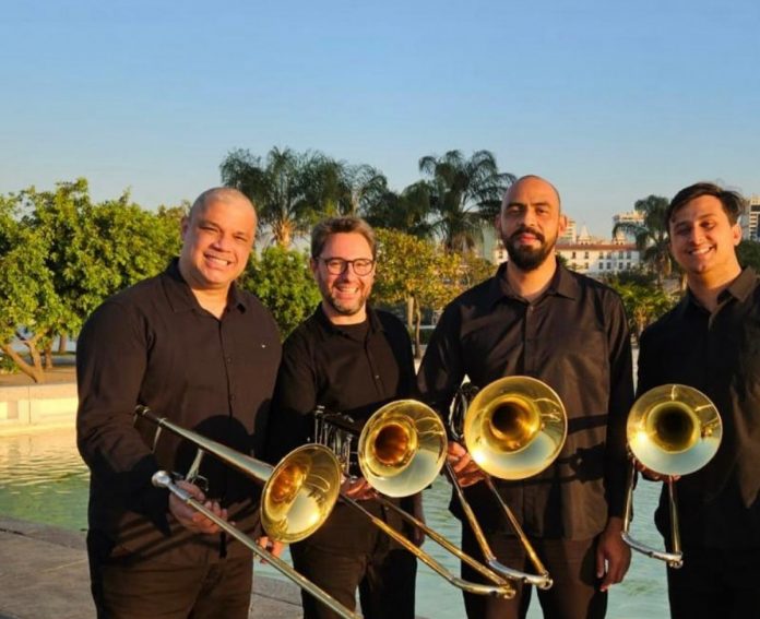Quarteto de Trombones Gilberto Gagliardi no Espaço Guiomar Novaes